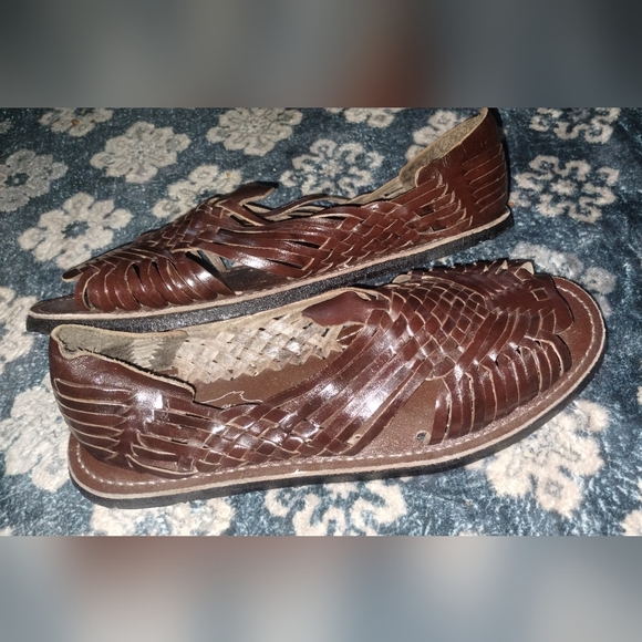 De Clasico Mexican Huarache Sandals Dark Brown  Men’s Size 11 Casual main image 4